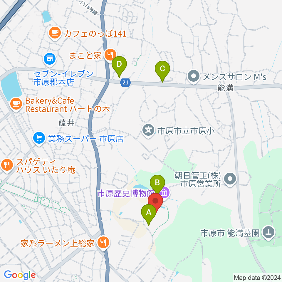 ゼットエー武道場周辺の駐車場・コインパーキング一覧地図