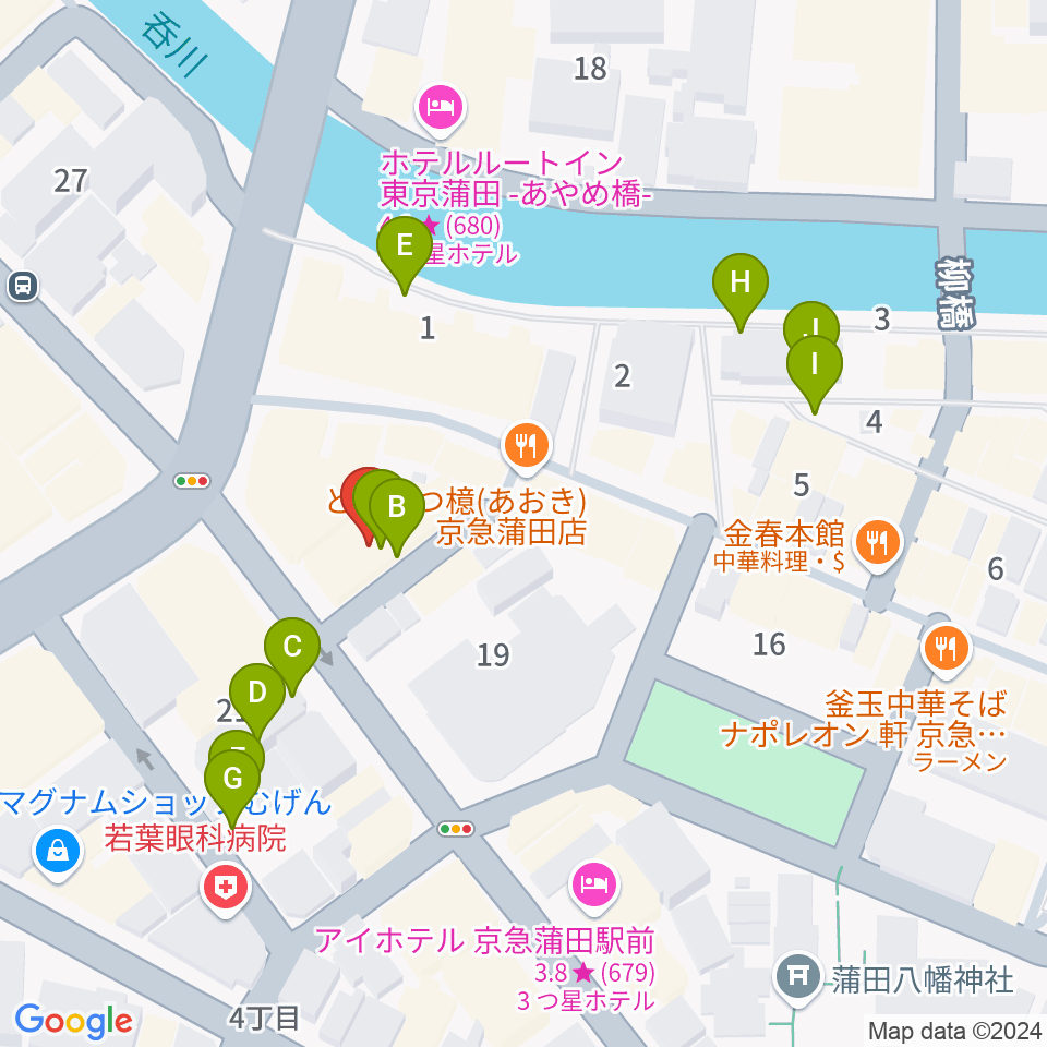 スタジオポハサ周辺の駐車場・コインパーキング一覧地図