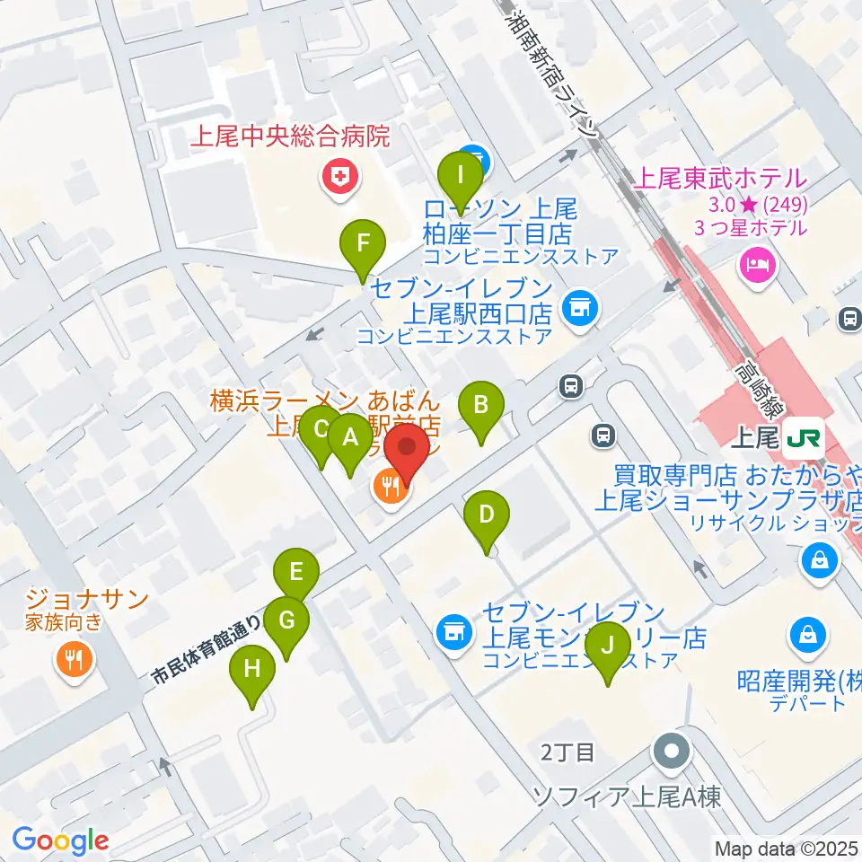 Dover Guitar Shop周辺の駐車場・コインパーキング一覧地図