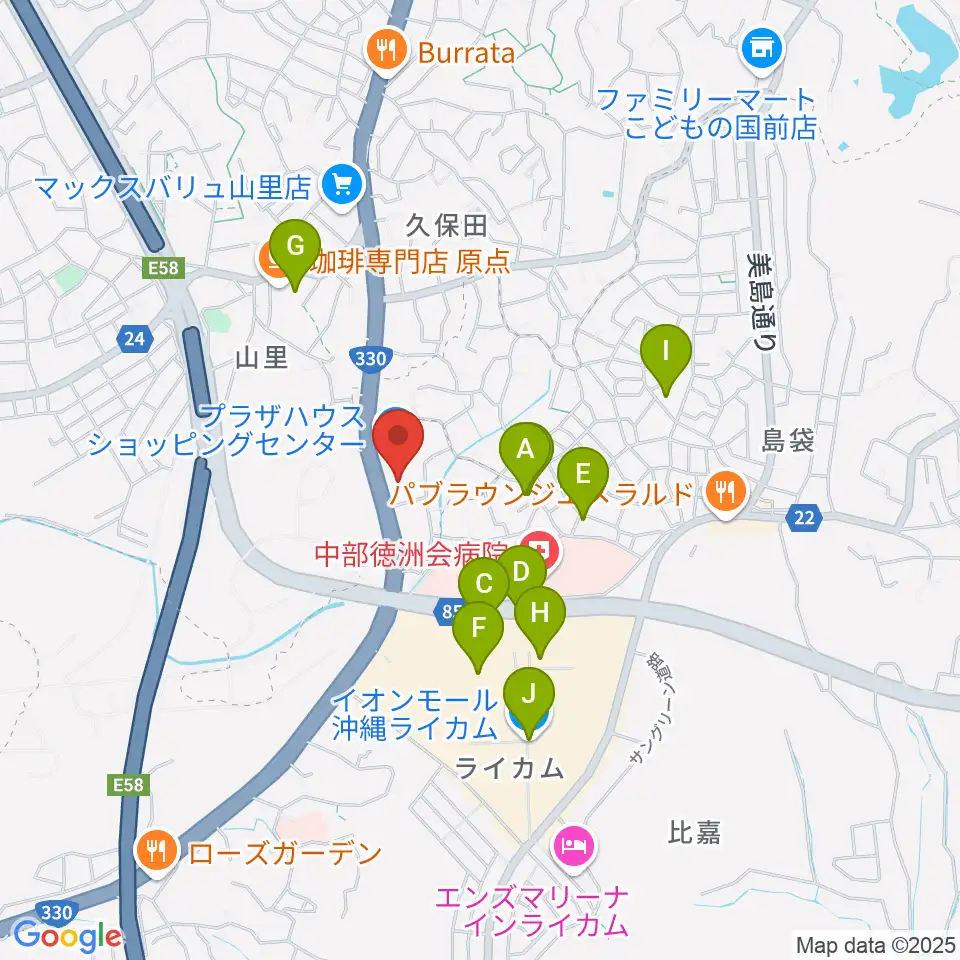 シネマプラザハウス周辺の駐車場・コインパーキング一覧地図