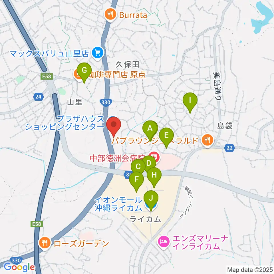 シネマプラザハウス周辺の駐車場・コインパーキング一覧地図