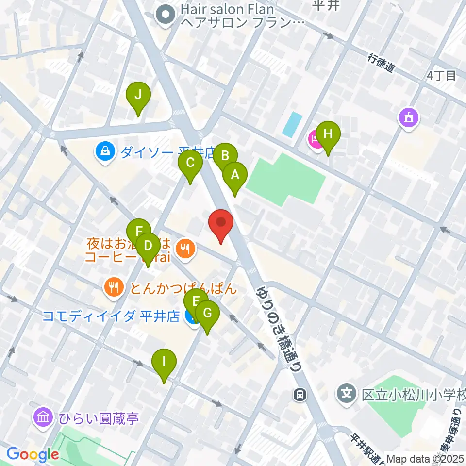 スタジオ・オトキチ周辺の駐車場・コインパーキング一覧地図