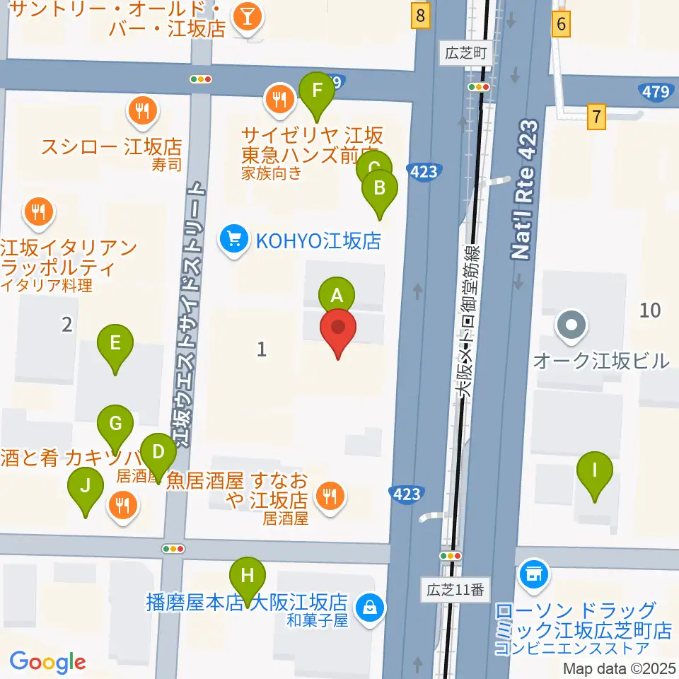 スタジオリフレクション周辺の駐車場・コインパーキング一覧地図