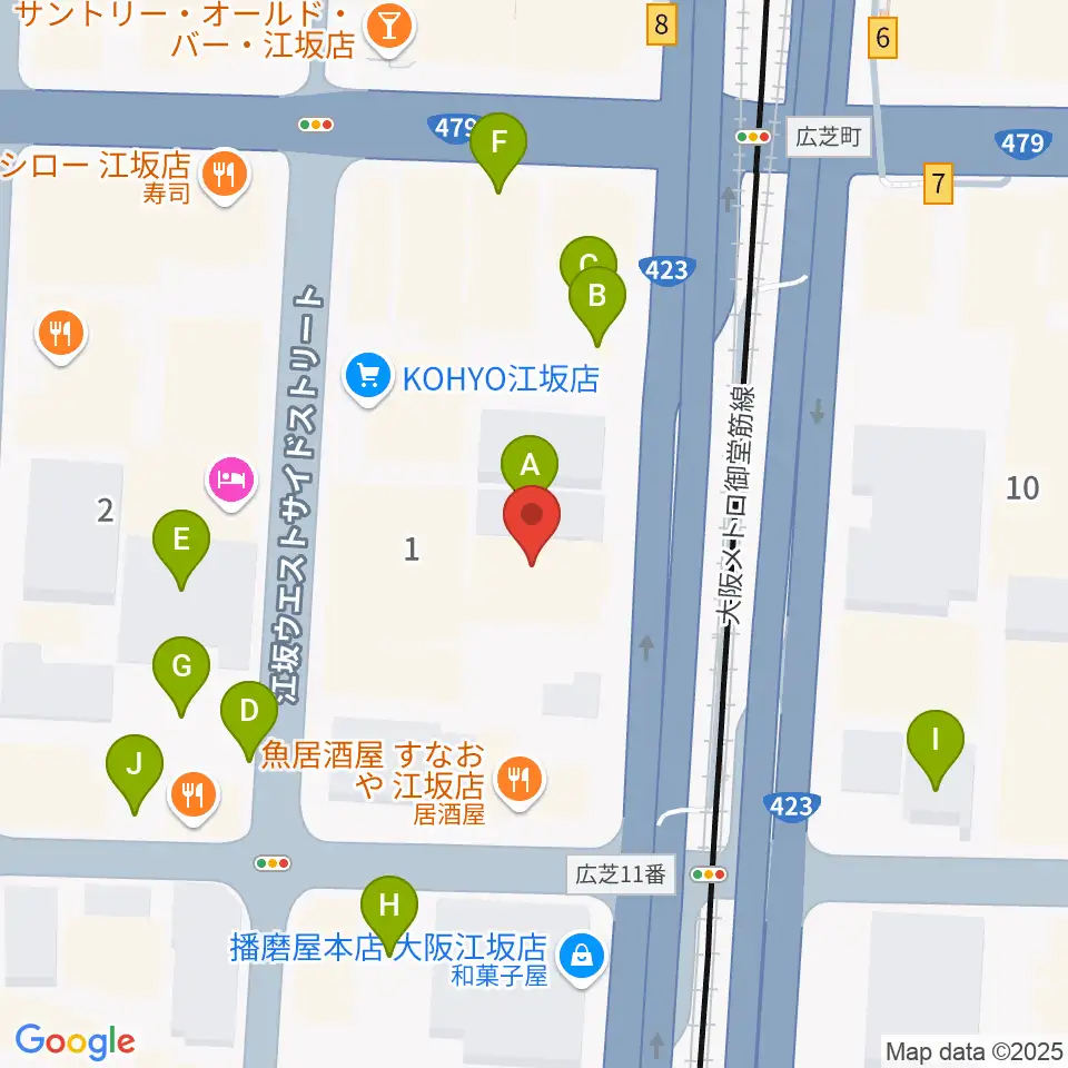 スタジオリフレクション周辺の駐車場・コインパーキング一覧地図