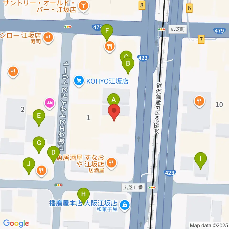 スタジオリフレクション周辺の駐車場・コインパーキング一覧地図