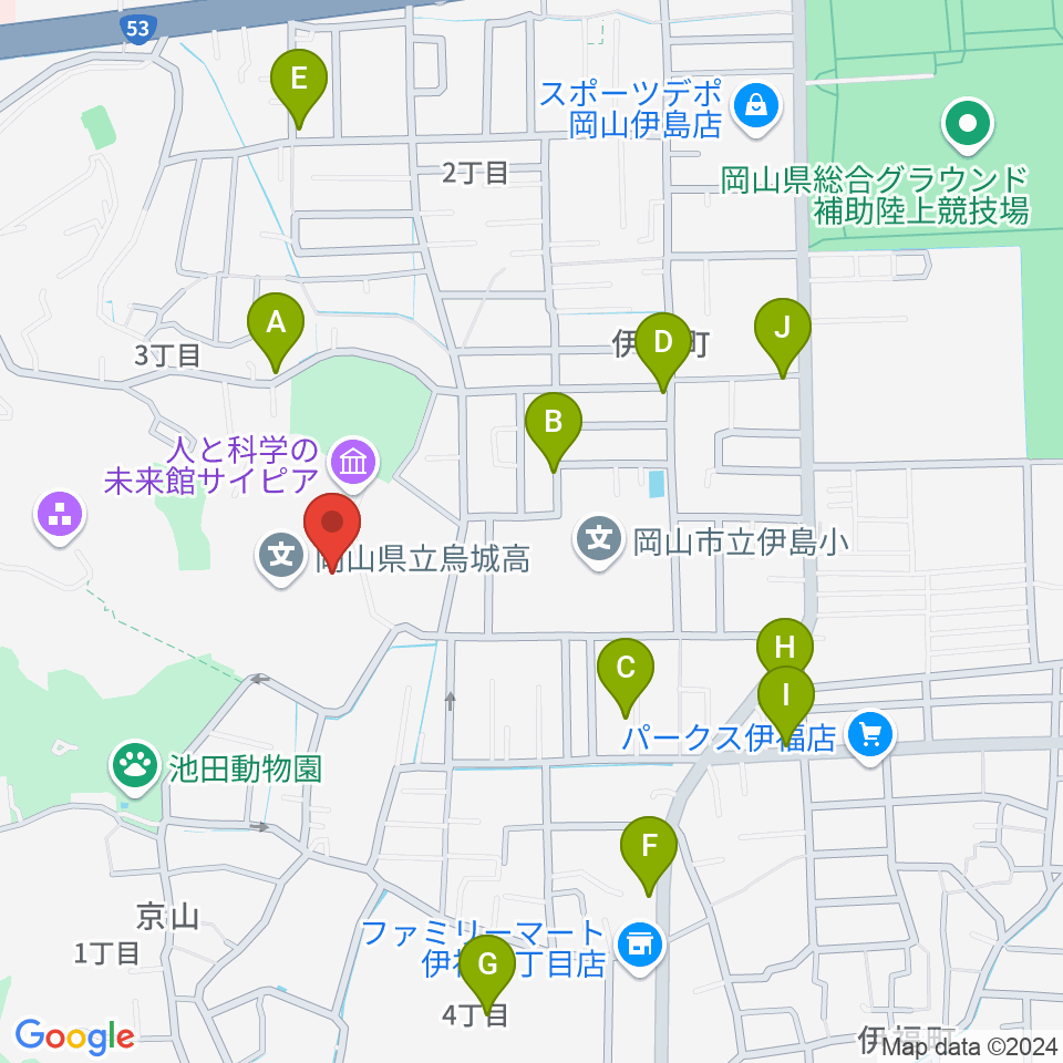 人と科学の未来館サイピア周辺の駐車場・コインパーキング一覧地図