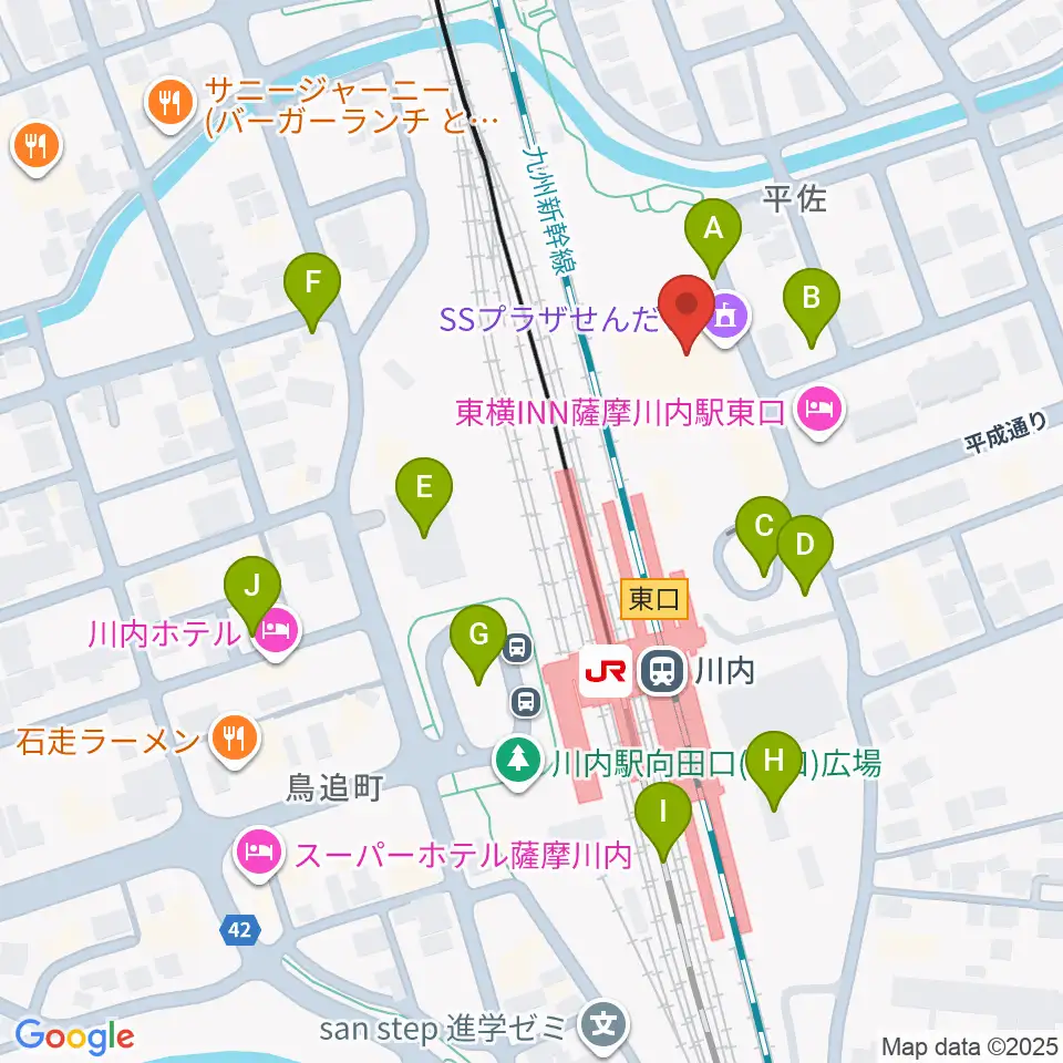 SSプラザせんだい周辺の駐車場・コインパーキング一覧地図