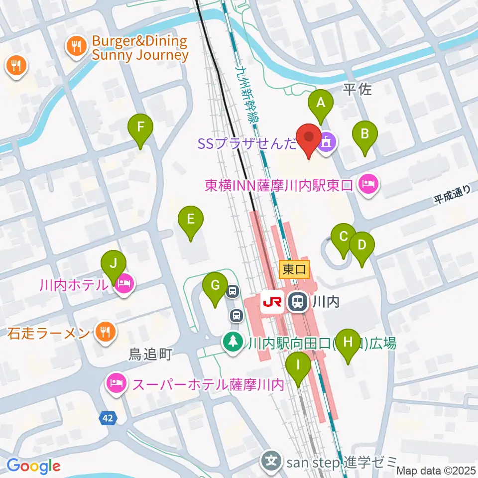 SSプラザせんだい周辺の駐車場・コインパーキング一覧地図