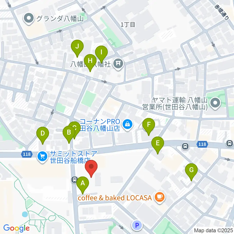 アップス 希望丘青少年交流センター周辺の駐車場・コインパーキング一覧地図