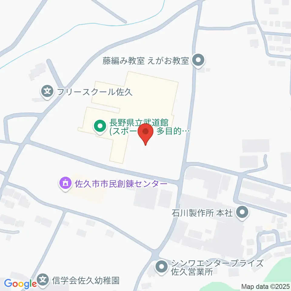 長野県立武道館周辺の駐車場・コインパーキング一覧地図