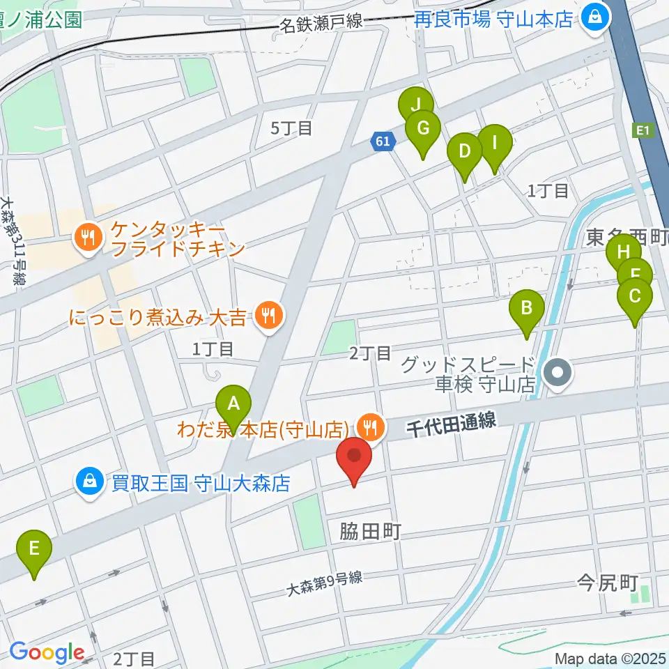 藤チェロ教室周辺の駐車場・コインパーキング一覧地図