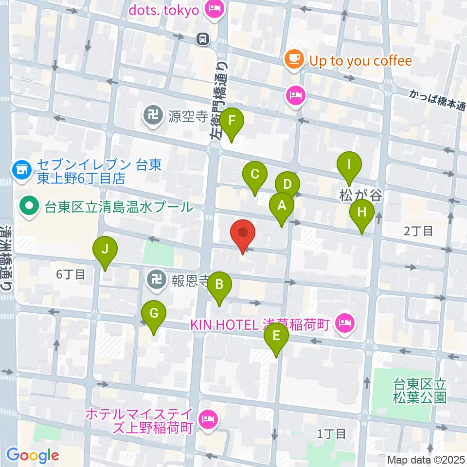アキバ音楽教室周辺の駐車場・コインパーキング一覧地図