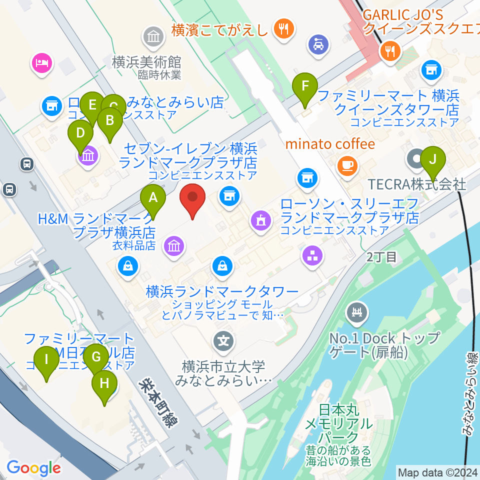 LANDMARK STUDIO周辺の駐車場・コインパーキング一覧地図