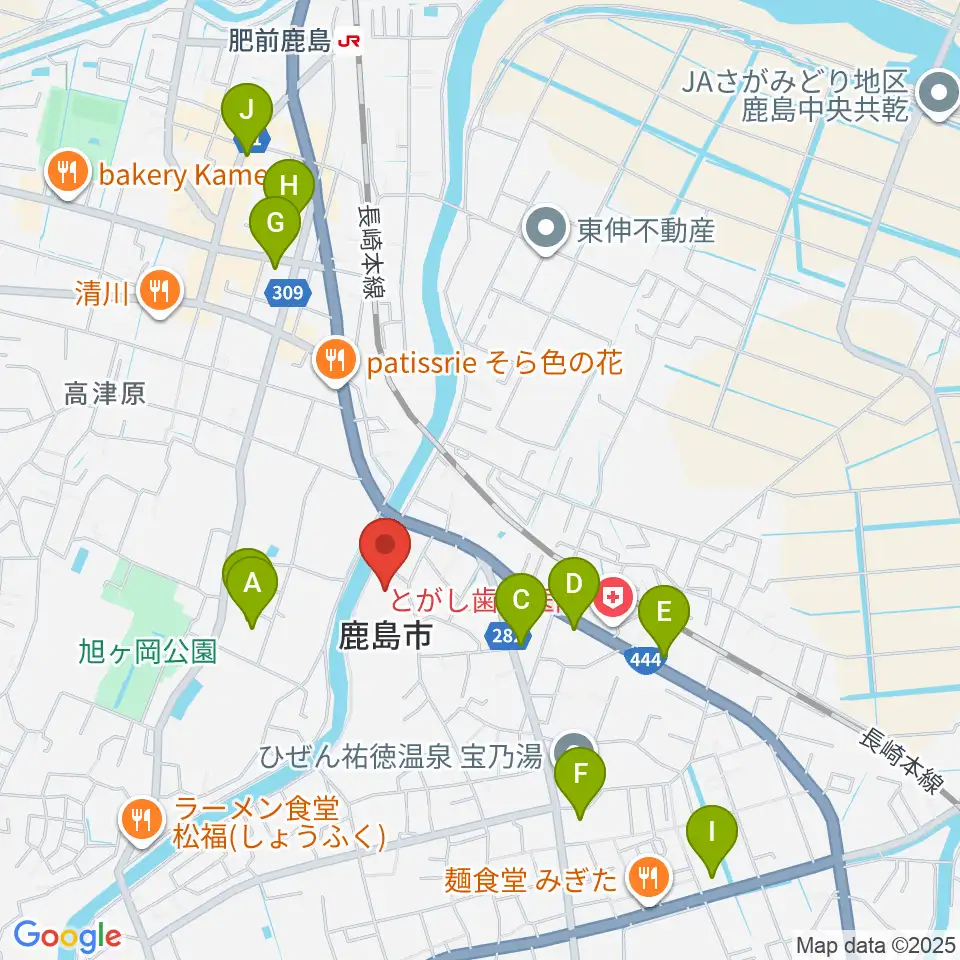 鹿島市民文化ホール サクラス周辺の駐車場・コインパーキング一覧地図