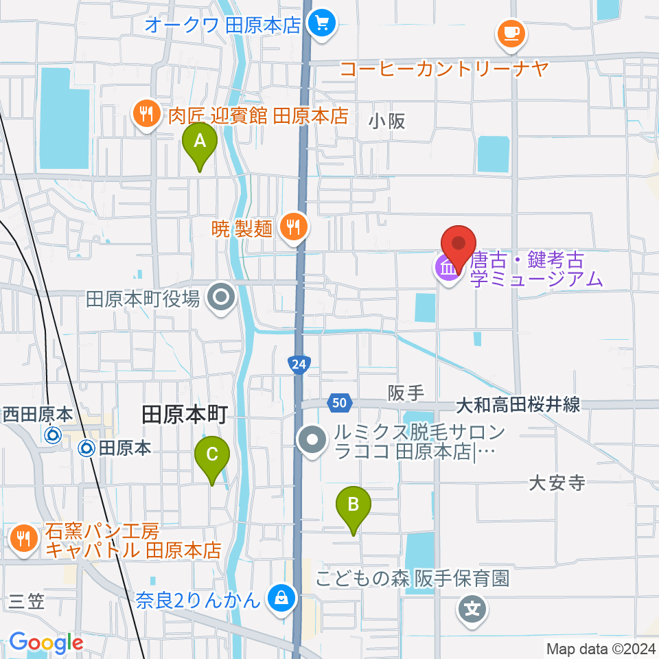 弥生の里ホール周辺の駐車場・コインパーキング一覧地図