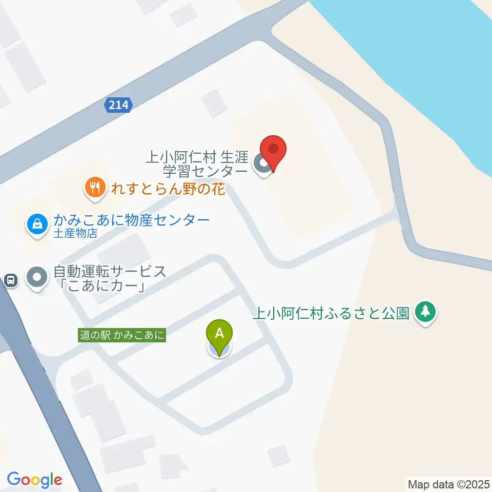上小阿仁村生涯学習センター周辺の駐車場・コインパーキング一覧地図