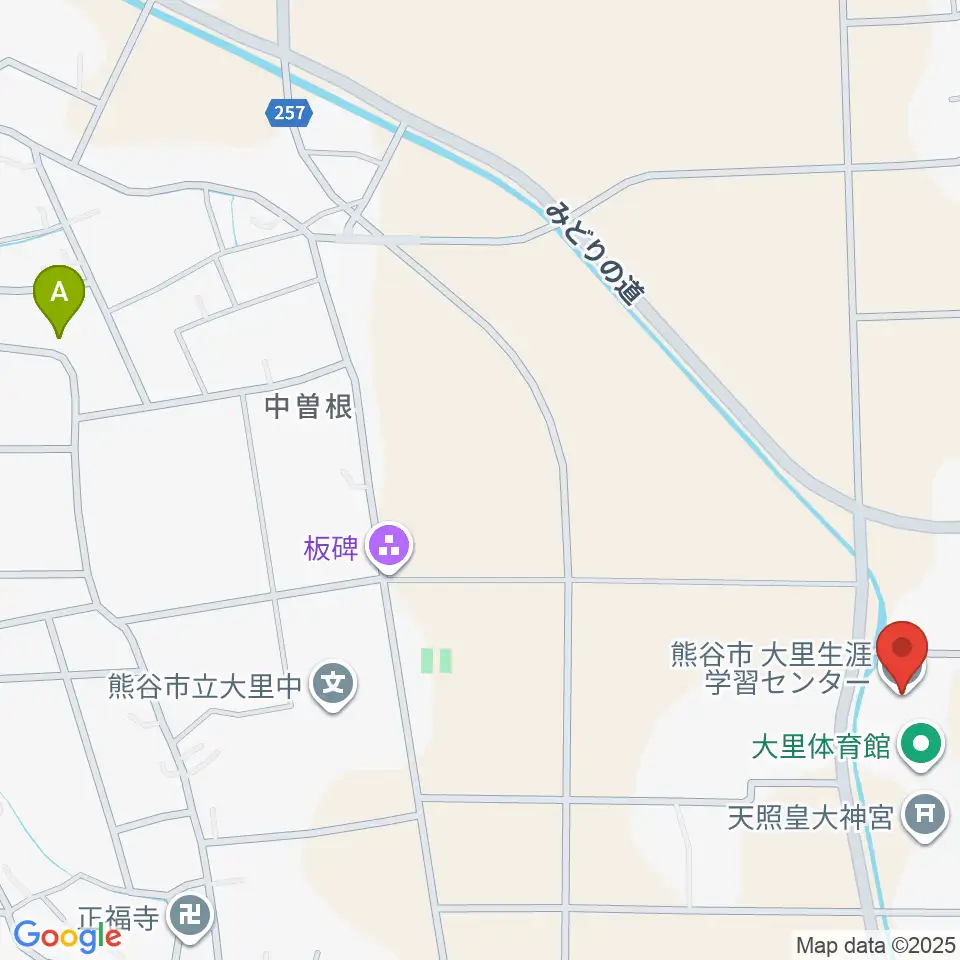 大里生涯学習センター「あすねっと」周辺の駐車場・コインパーキング一覧地図