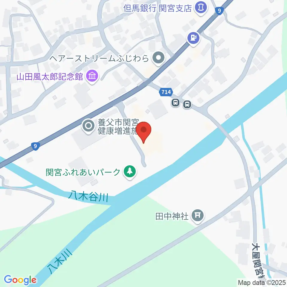 関宮公民館ノビアホール周辺の駐車場・コインパーキング一覧地図