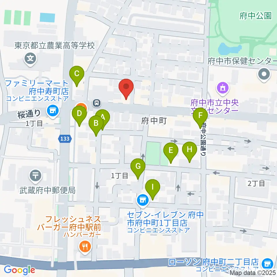 ラジオフチューズ周辺の駐車場・コインパーキング一覧地図