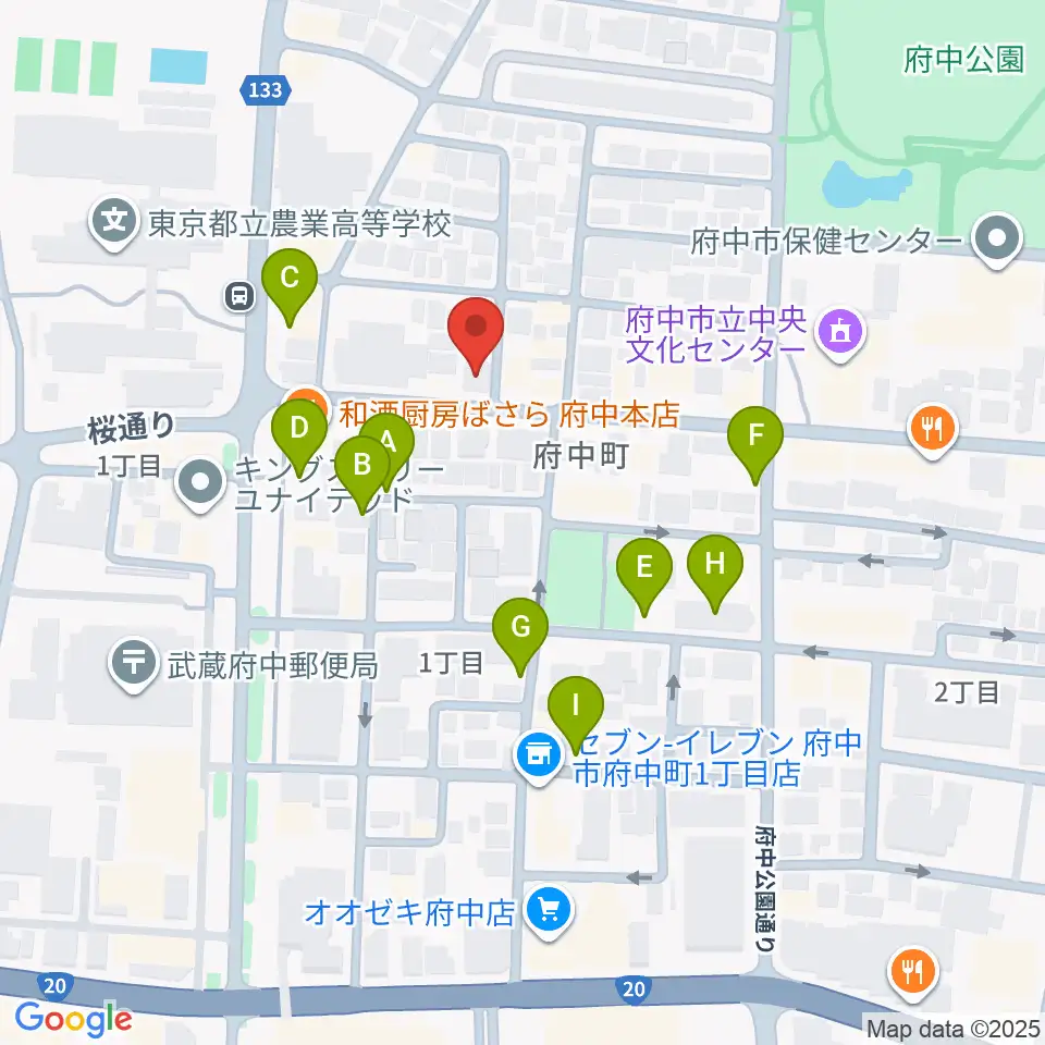 ラジオフチューズ周辺の駐車場・コインパーキング一覧地図