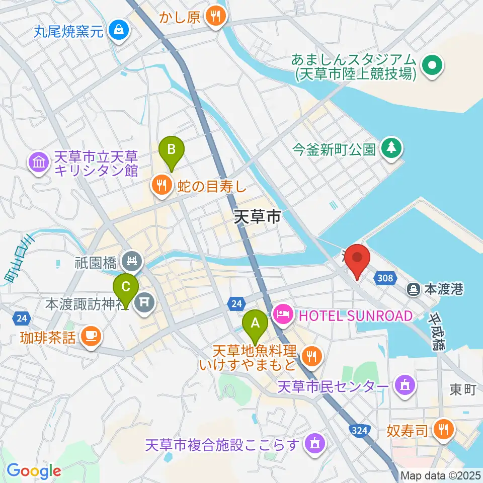 みつばちラジオ周辺の駐車場・コインパーキング一覧地図