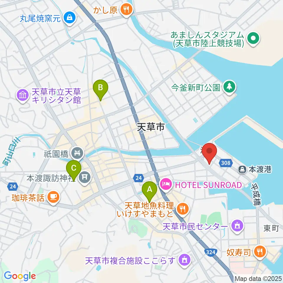 みつばちラジオ周辺の駐車場・コインパーキング一覧地図