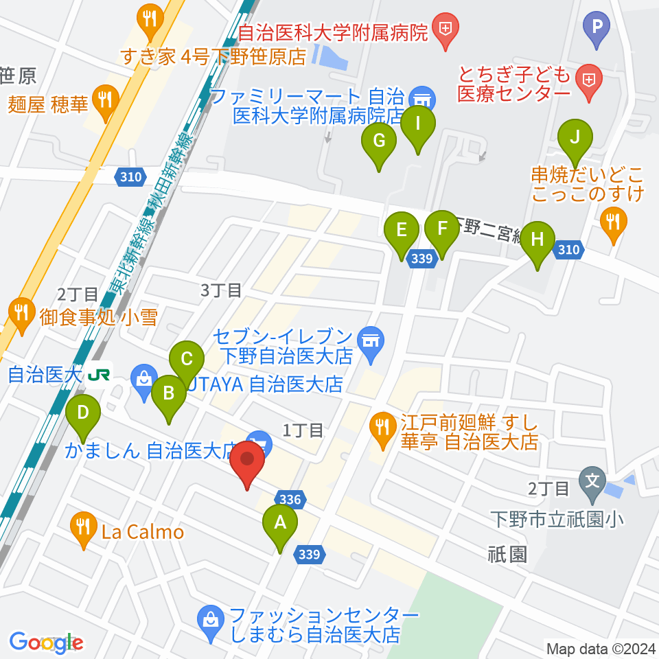 FMゆうがお周辺の駐車場・コインパーキング一覧地図