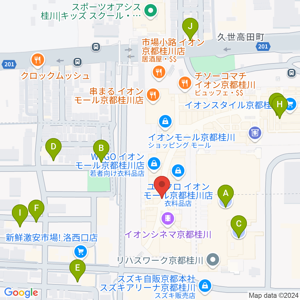 FMおとくに周辺の駐車場・コインパーキング一覧地図