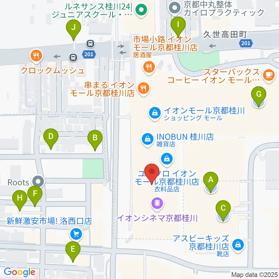 FMおとくに周辺の駐車場・コインパーキング一覧地図