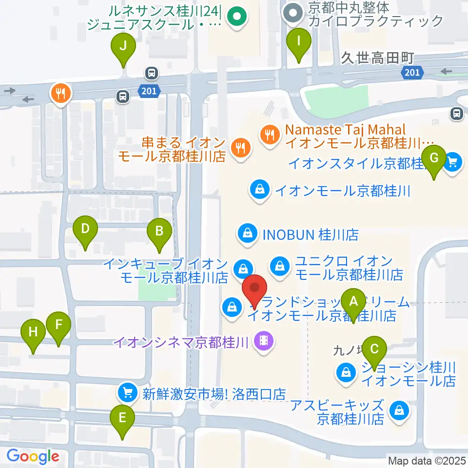 FMおとくに周辺の駐車場・コインパーキング一覧地図