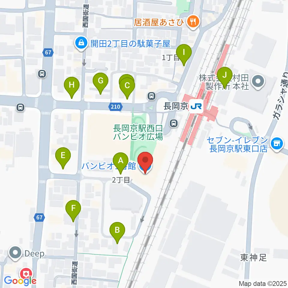 FMおとくに周辺の駐車場・コインパーキング一覧地図