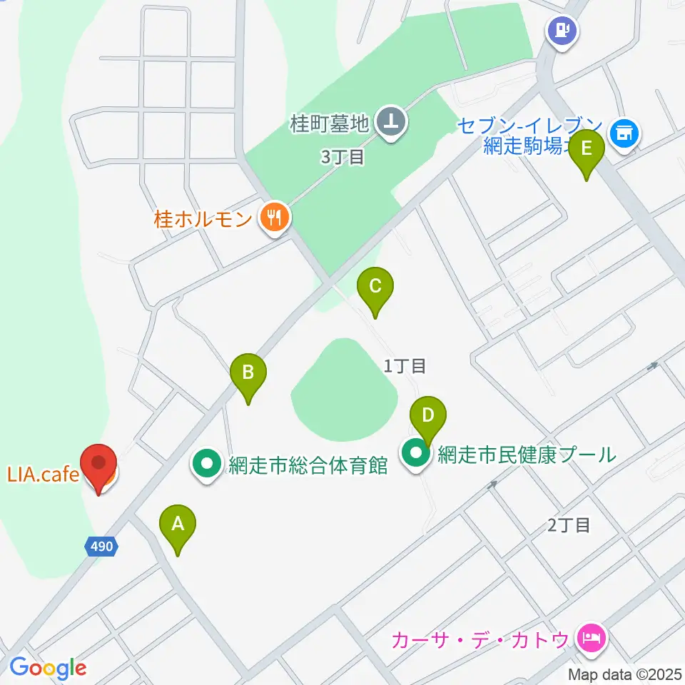FMあばしり周辺の駐車場・コインパーキング一覧地図