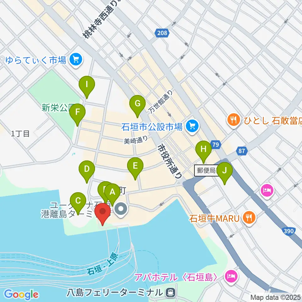 星ノ海プラネタリウム周辺の駐車場・コインパーキング一覧地図