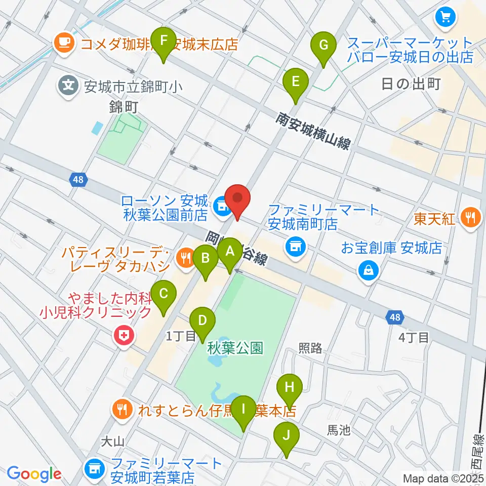ギターショップメイヤ周辺の駐車場・コインパーキング一覧地図