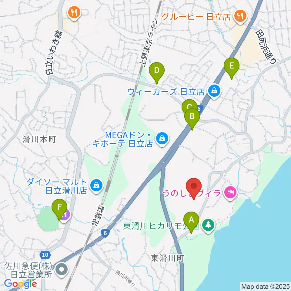 シネマサンライズ周辺の駐車場・コインパーキング一覧地図