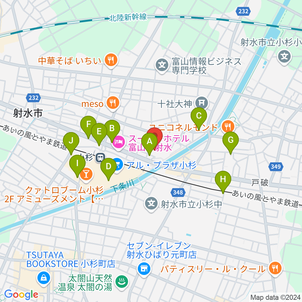 救急薬品市民交流プラザ（QQPlaza）周辺の駐車場・コインパーキング一覧地図