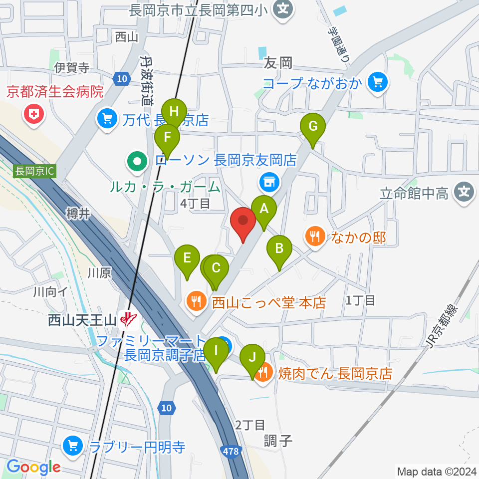 カヤック・クラヴィア周辺の駐車場・コインパーキング一覧地図