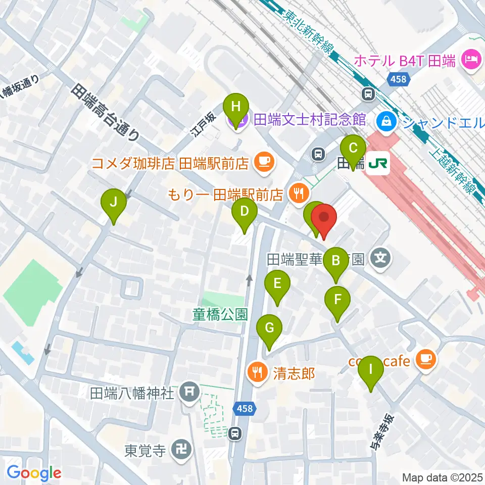 ギターリペア工房DNS周辺の駐車場・コインパーキング一覧地図