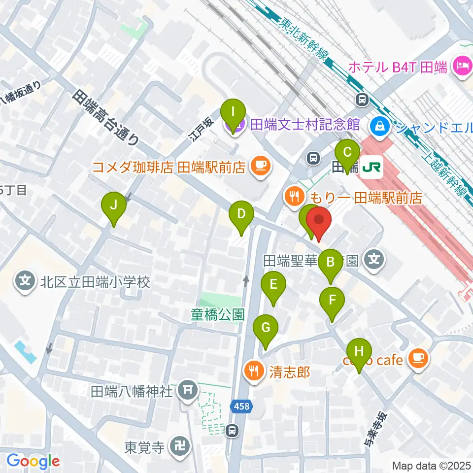 ギターリペア工房DNS周辺の駐車場・コインパーキング一覧地図