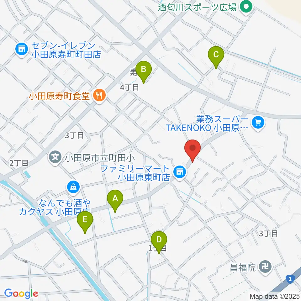 Miura Guitar Repair Workshop周辺の駐車場・コインパーキング一覧地図