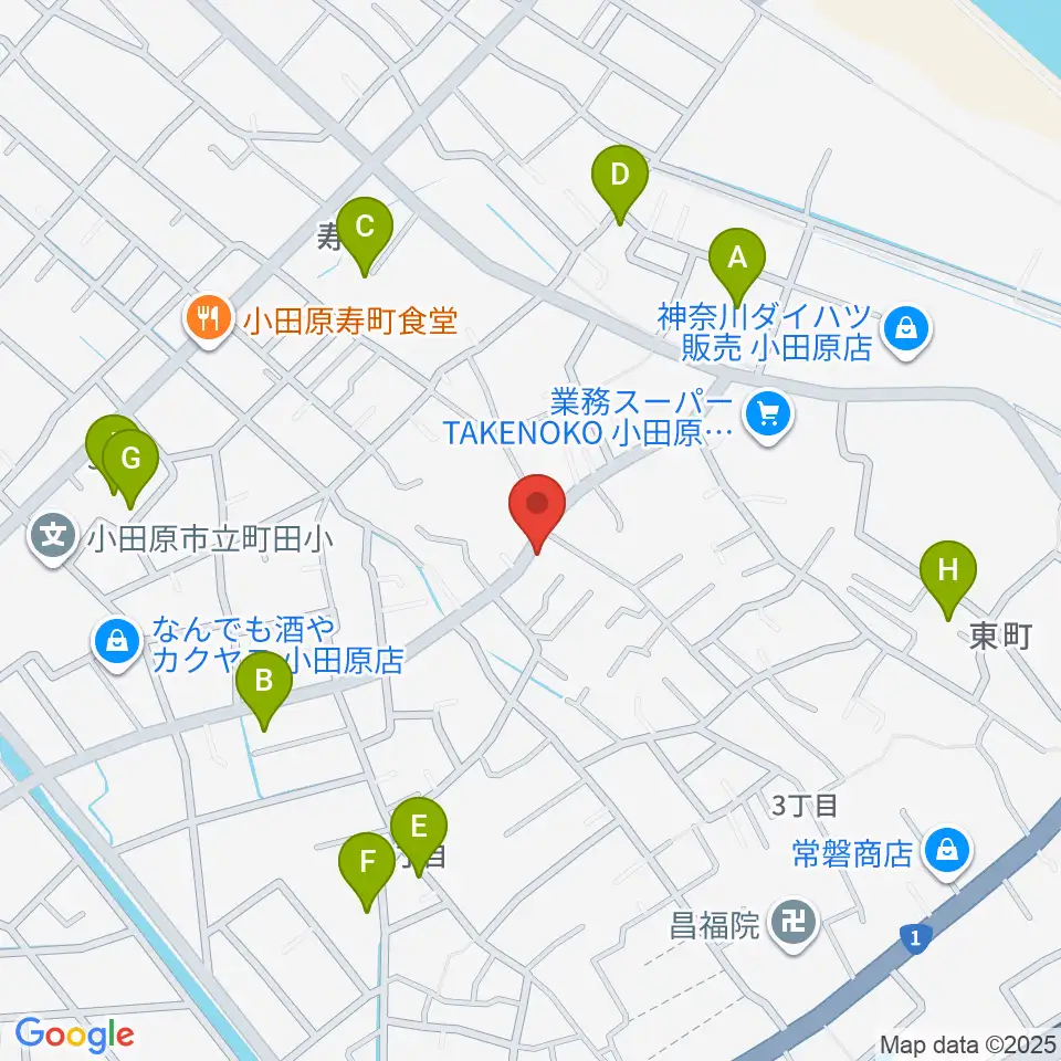 Miura Guitar Repair Workshop周辺の駐車場・コインパーキング一覧地図
