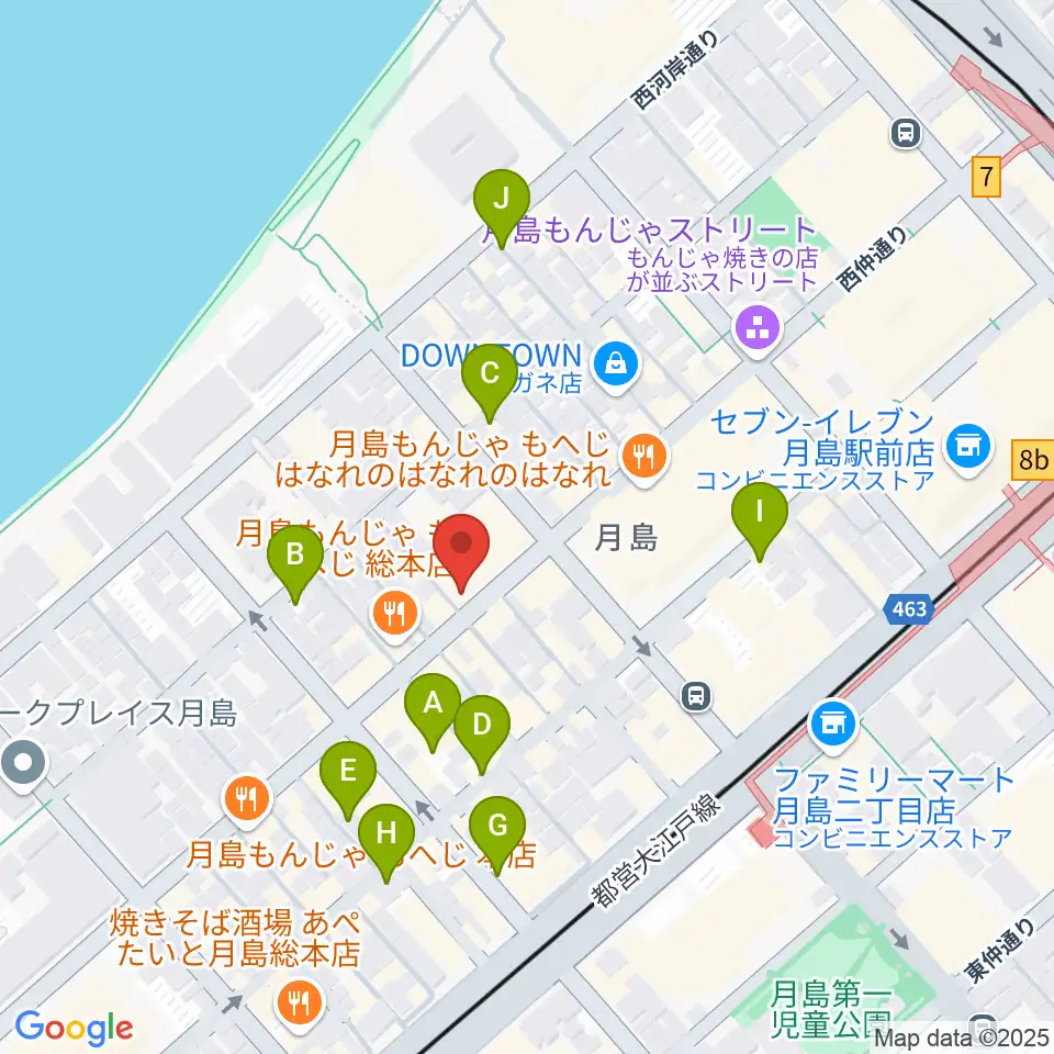 スタジオワンダーウォール周辺の駐車場・コインパーキング一覧地図