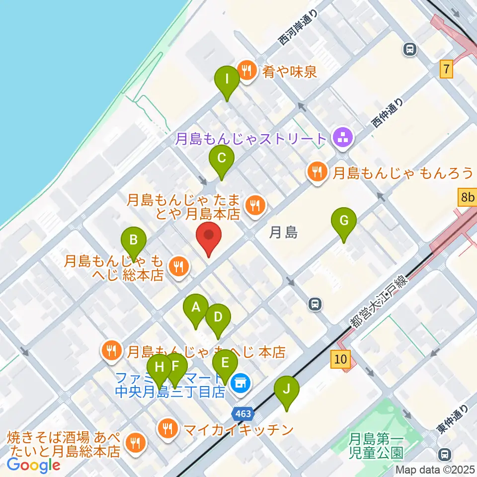 スタジオワンダーウォール周辺の駐車場・コインパーキング一覧地図