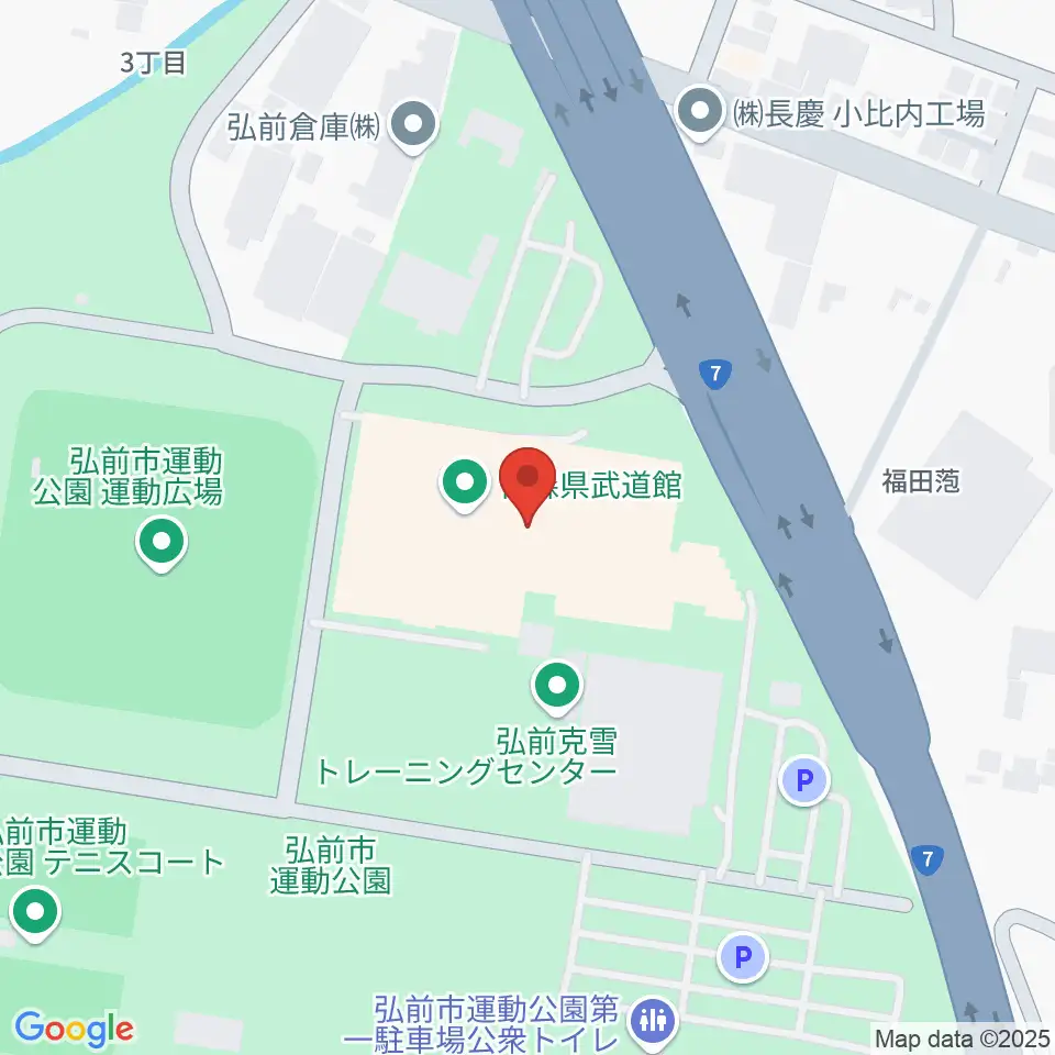 青森県武道館周辺の駐車場・コインパーキング一覧地図