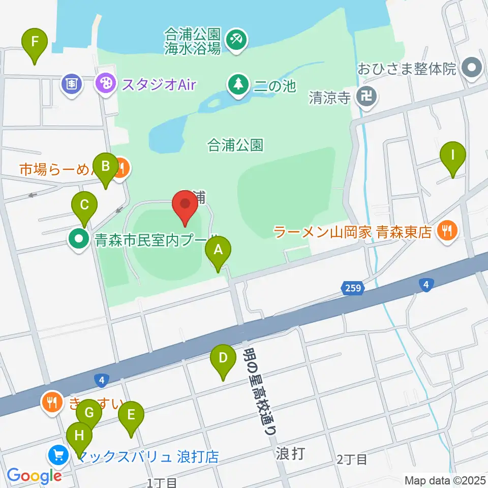 ダイシンベースボールスタジアム周辺の駐車場・コインパーキング一覧地図