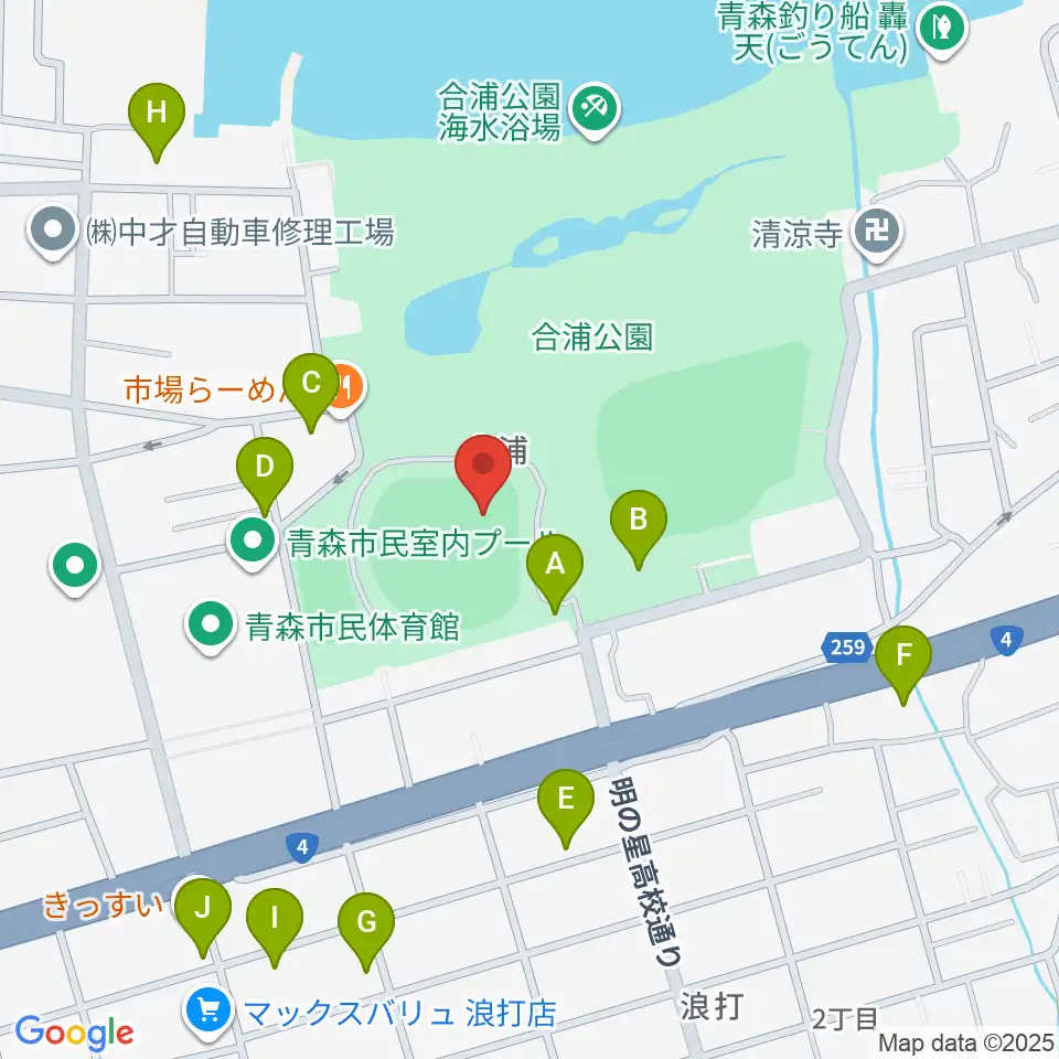 ダイシンベースボールスタジアム周辺の駐車場・コインパーキング一覧地図