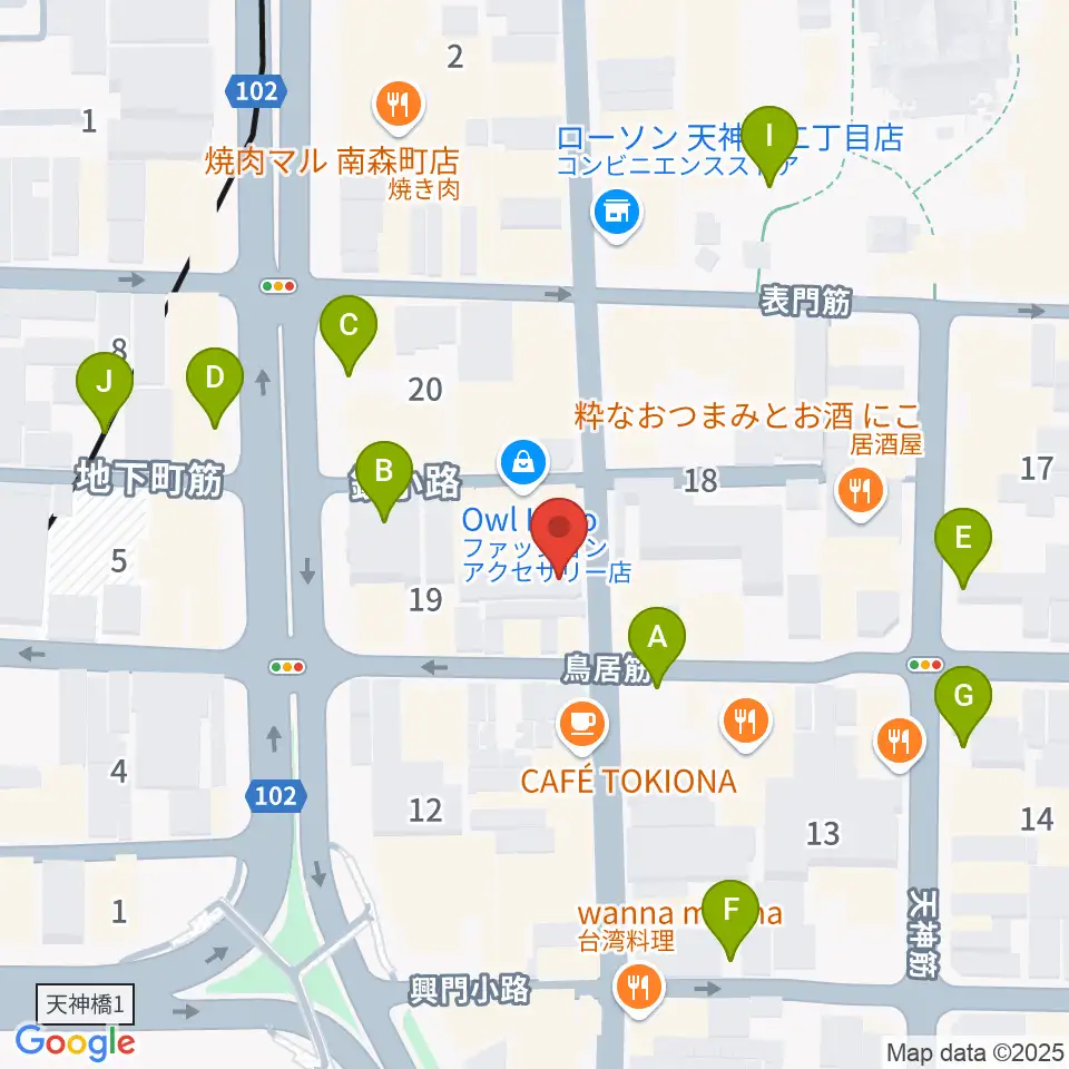 K9 music school周辺の駐車場・コインパーキング一覧地図