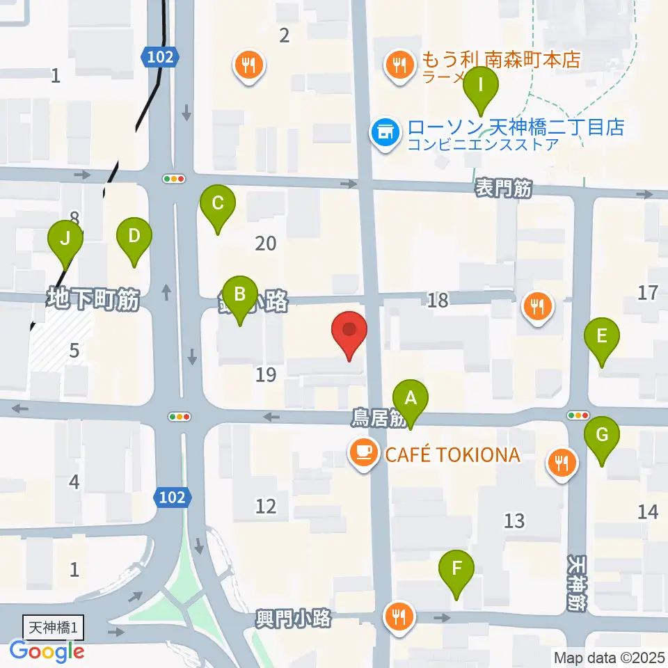 K9 music school周辺の駐車場・コインパーキング一覧地図