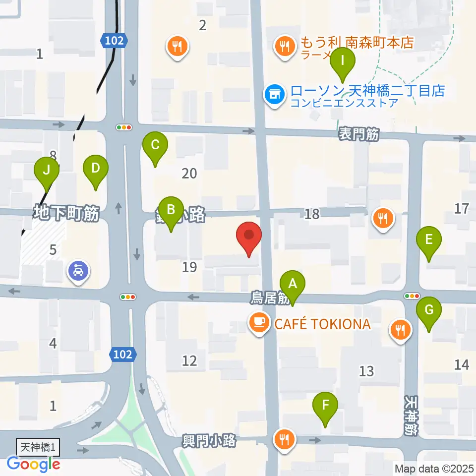 K9 music school周辺の駐車場・コインパーキング一覧地図