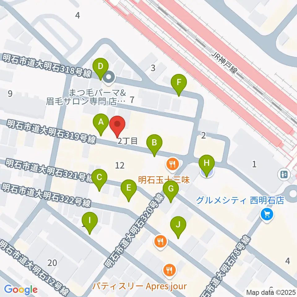 studio9th周辺の駐車場・コインパーキング一覧地図